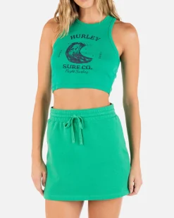 Women Hurley Tops & T-Shirts*NIGHT SESSIONS CROPPED BABY TANK