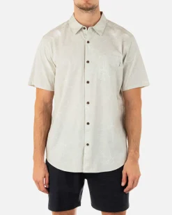 Hurley Tshirts & Tops|Button Downs*One And Only Lido Stretch Short Sleeve Shirt