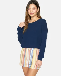 Women Hurley Tops & T-Shirts*OVERLAP BACK SWEATER