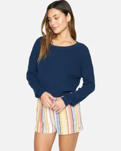 Women Hurley Tops & T-Shirts*OVERLAP BACK SWEATER