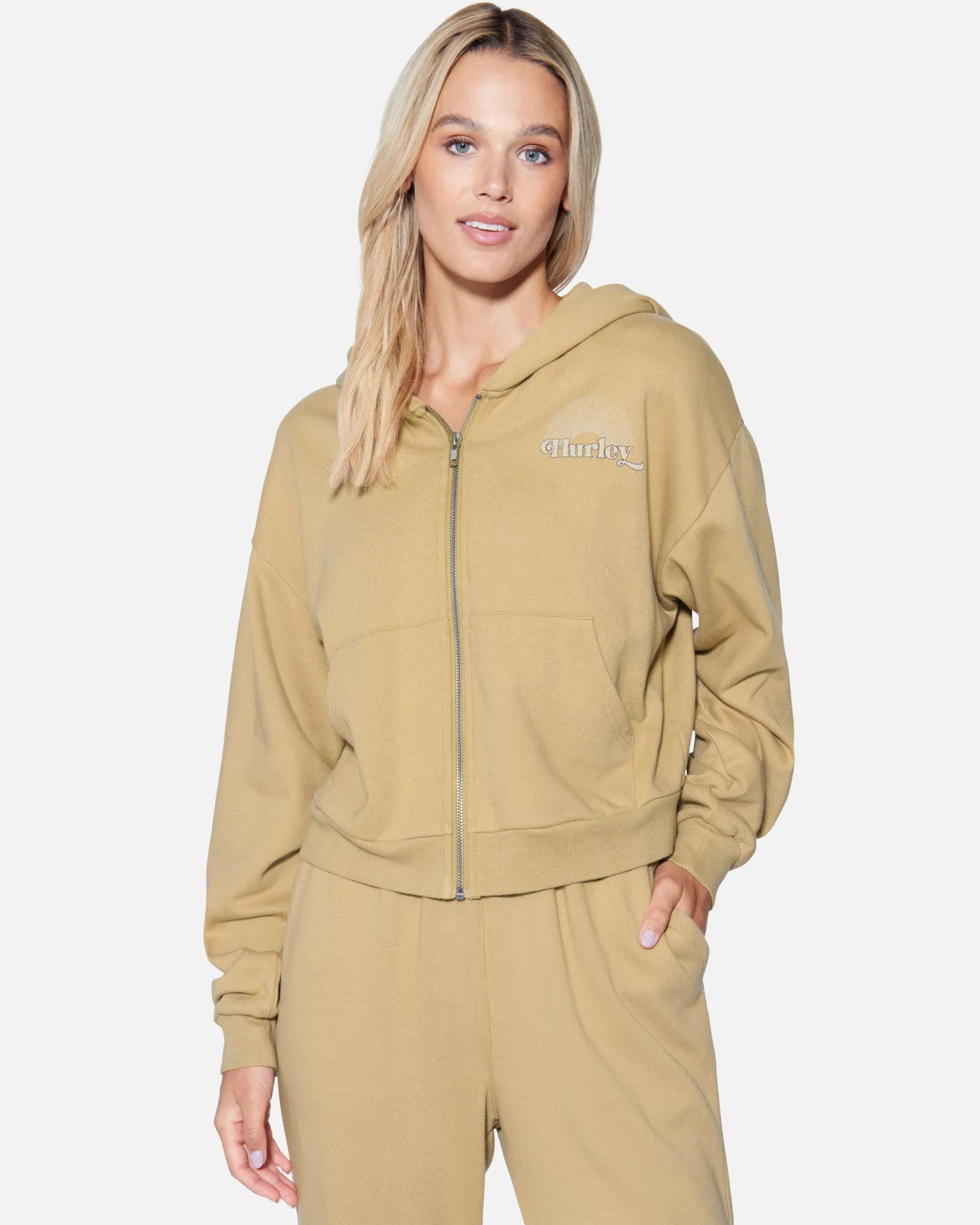 Women Hurley Hoodies & Fleece*Playa Crop Zip Up Hoodie