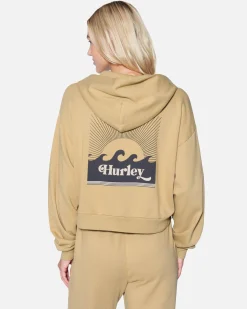 Women Hurley Hoodies & Fleece*Playa Crop Zip Up Hoodie