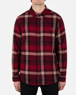 Hurley Tshirts & Tops|Button Downs*Portland Organic Long Sleeve Flannel