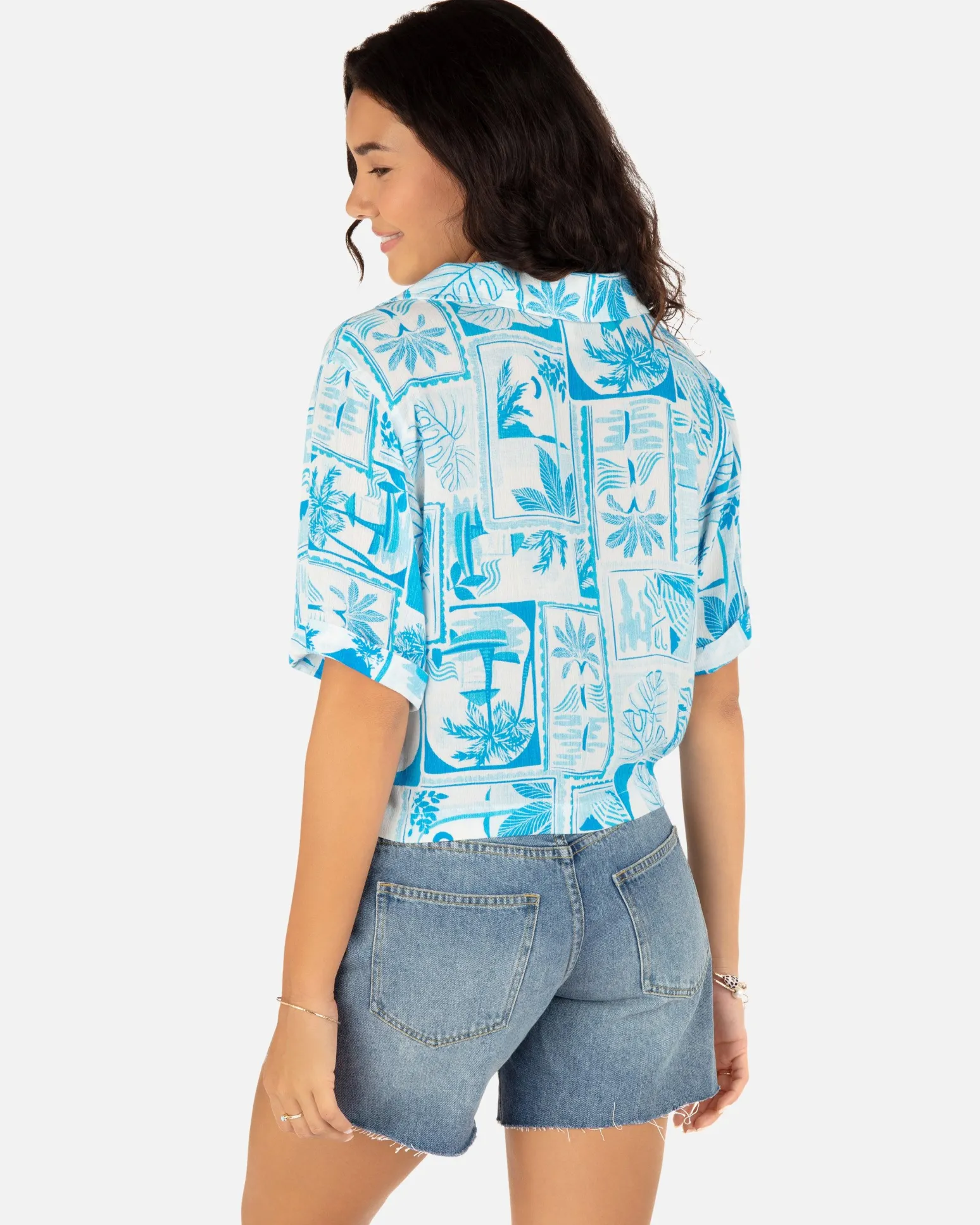 Women Hurley Tops & T-Shirts*Postcard Camp Shirt