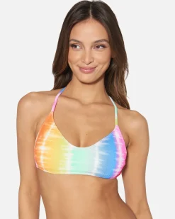 Women Hurley Bikini Tops|Bikinis*Rainbow Ombre Front Halter