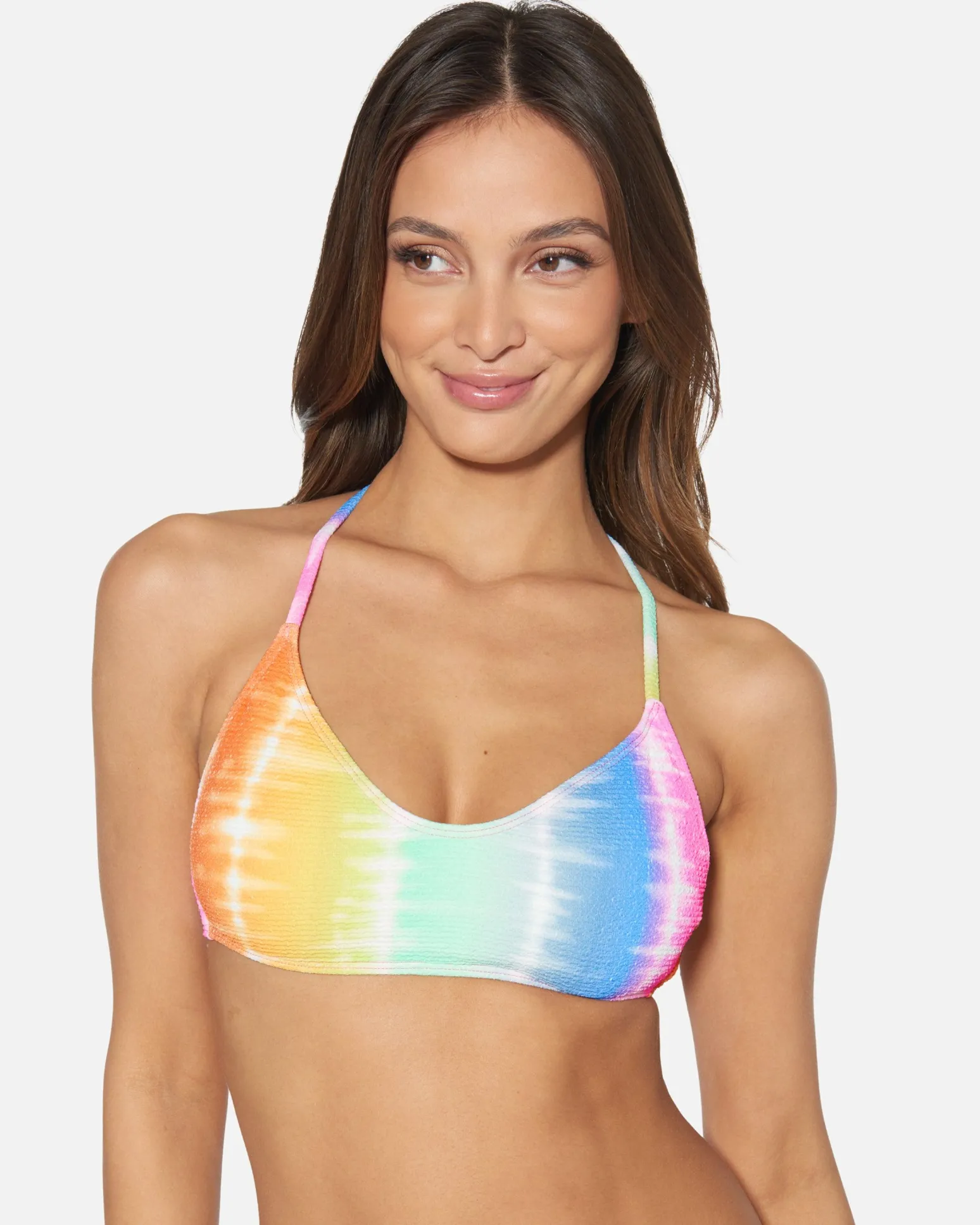 Women Hurley Bikini Tops|Bikinis*Rainbow Ombre Front Halter