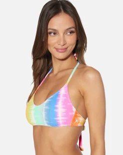 Women Hurley Bikini Tops|Bikinis*Rainbow Ombre Front Halter