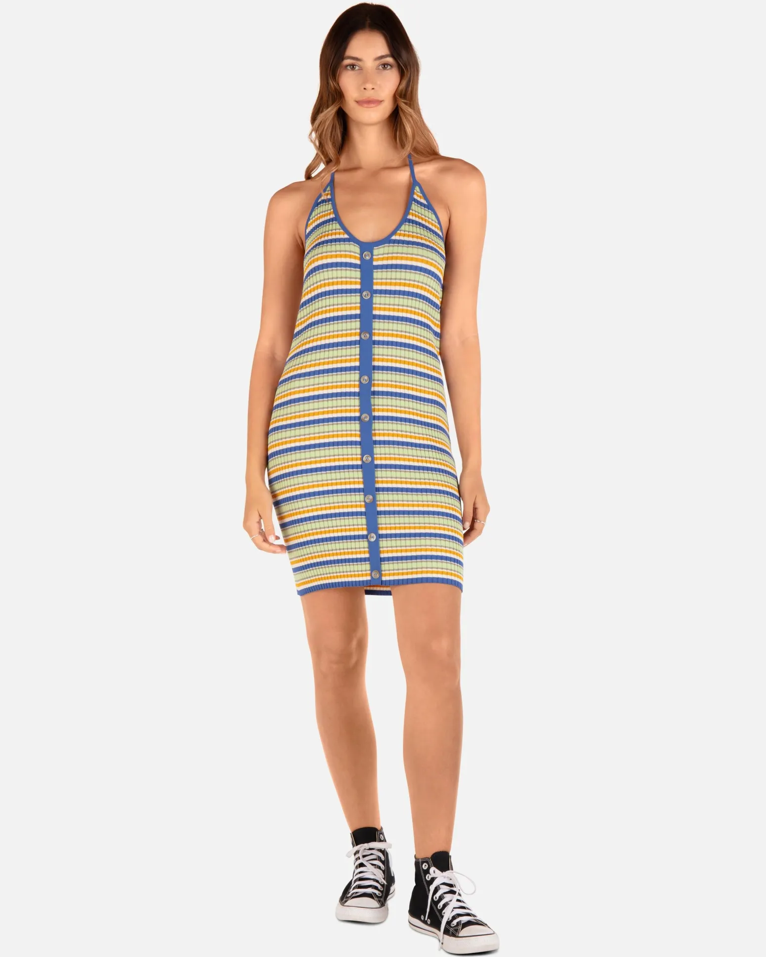 Women Hurley Dresses & Rompers*Redondo Stripe Sweater Mini Dress