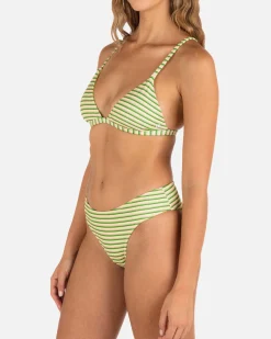 Women Hurley Bikini Bottoms|Bikinis*SAMBA STRIPE MID RISE CHEEKY BOTTOM