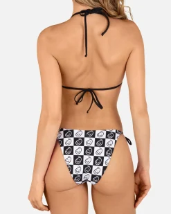 Women Hurley Bikini Bottoms|Bikinis*Smiley Check Moderate Reversible Tie Side Bottom