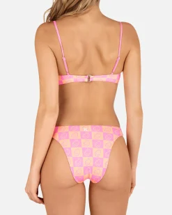 Women Hurley Bikini Bottoms|Bikinis*Smiley Check Reversible Scoop Bottom