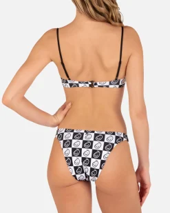 Women Hurley Bikini Tops|Bikinis*Smiley Check Scoop Front Bralette