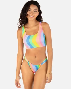 Women Hurley Bikini Tops|Bikinis*Soft Waves Tie Back Top