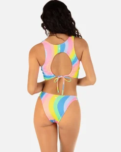 Women Hurley Bikini Tops|Bikinis*Soft Waves Tie Back Top