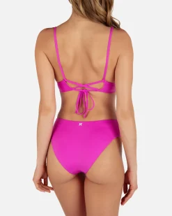 Women Hurley Bikini Bottoms|Bikinis*Solid Reversible Full Bottom