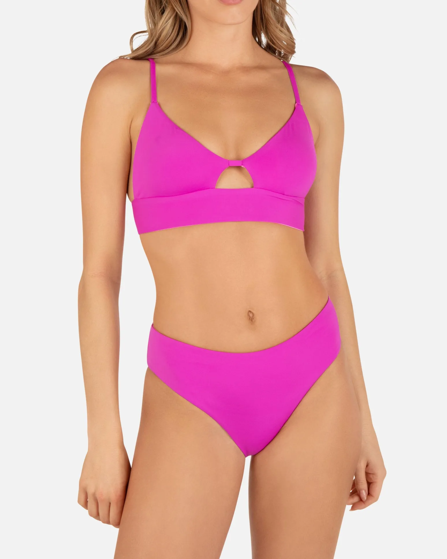 Women Hurley Bikini Bottoms|Bikinis*Solid Reversible Full Bottom