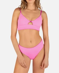 Women Hurley Bikini Bottoms|Bikinis*Solid Reversible Full Bottom