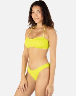 Women Hurley Bikini Tops|Bikinis*Solid Scrunch Bandeau