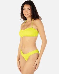 Women Hurley Bikini Bottoms|Bikinis*Solid Scrunch Moderate Bottom