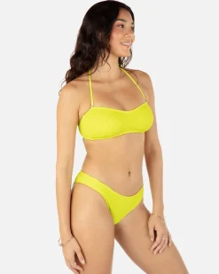 Women Hurley Bikini Bottoms|Bikinis*Solid Scrunch Moderate Bottom