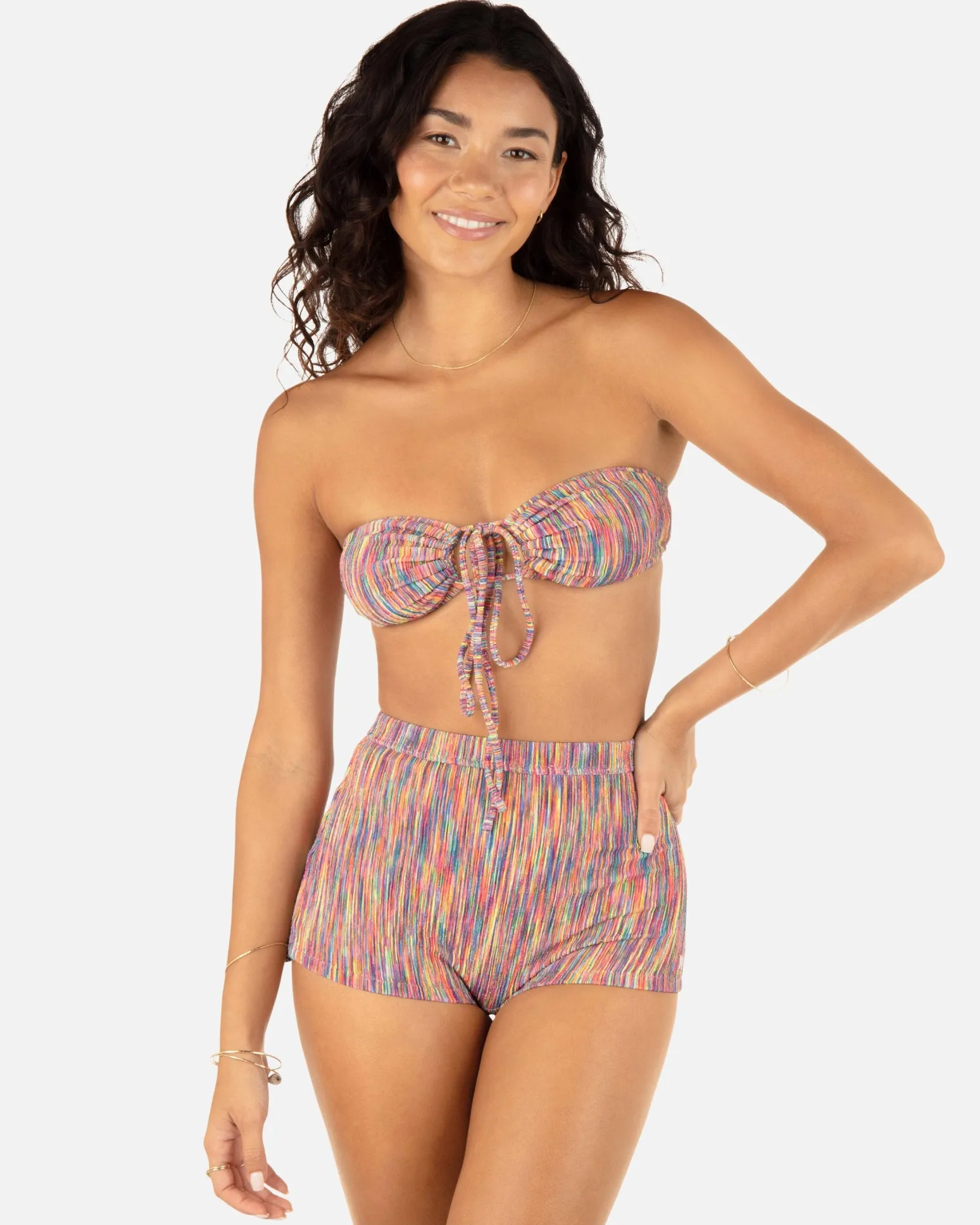 Women Hurley Bikini Tops|Bikinis*Spacedye Scrunch Bandeau