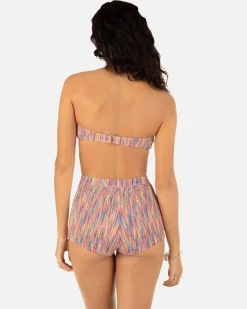 Women Hurley Bikini Tops|Bikinis*Spacedye Scrunch Bandeau
