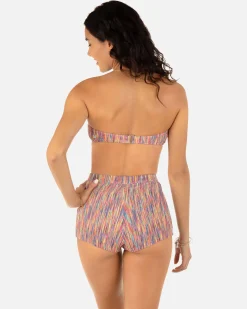 Women Hurley Bikini Bottoms|Bikinis*Spacedye Scrunch Retro Swim Short