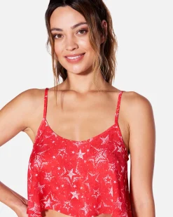 Women Hurley Tops & T-Shirts*Star Struck Scoop Front Swing Tank