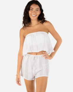 Women Hurley Shorts & Bottoms*Stripe Gauze Beach Short