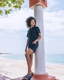 Women Hurley Dresses & Rompers*Stripe Gauze Romper