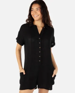 Women Hurley Dresses & Rompers*Stripe Gauze Romper