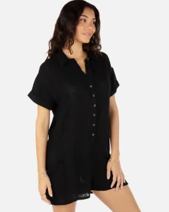 Women Hurley Dresses & Rompers*Stripe Gauze Romper