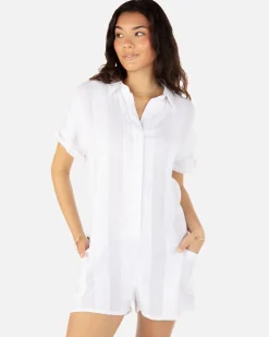 Women Hurley Dresses & Rompers*Stripe Gauze Romper