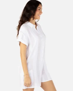 Women Hurley Dresses & Rompers*Stripe Gauze Romper