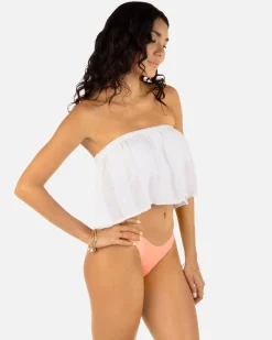 Women Hurley Tops & T-Shirts*Stripe Gauze Strapless Tank