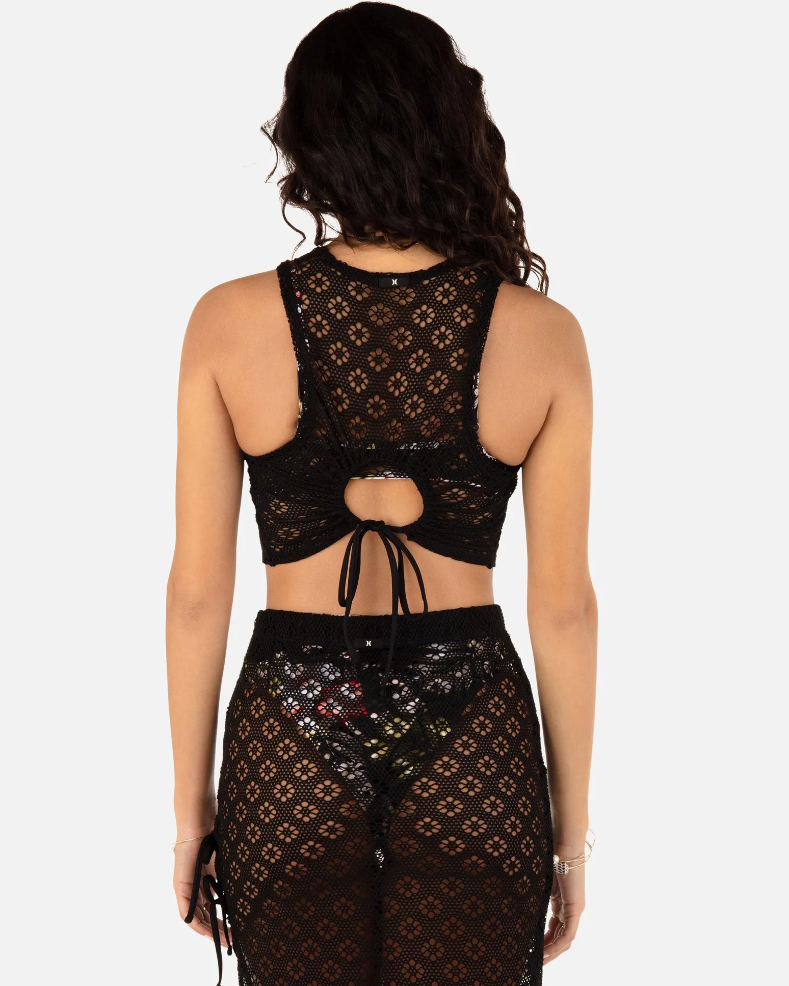 Women Hurley Tops & T-Shirts*Summer Crochet Tie Back Top