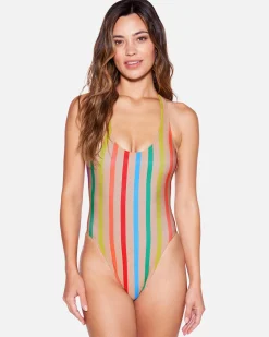 Women Hurley One Piece*Sun And Sand Moderate Racerback One Piece