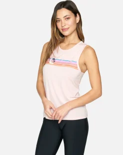 Women Hurley Tops & T-Shirts*SUNSET MUSCLE TEE