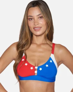 Women Hurley Bikini Tops|Bikinis*Team Moore Tab Scoop Top
