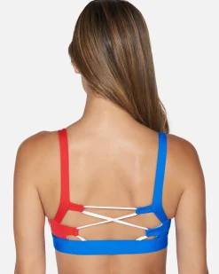 Women Hurley Bikini Tops|Bikinis*Team Moore Tab Scoop Top