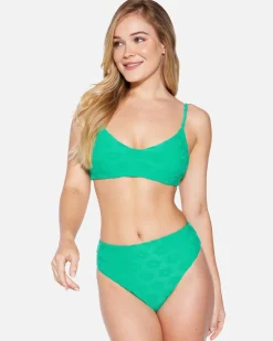 Women Hurley Bikini Bottoms|Bikinis*Terry Pop Moderate High Waist Bottom