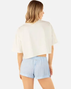 Women Hurley Tops & T-Shirts*Tropical Spirits Boyfriend Crop Tee