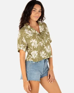 Women Hurley Tops & T-Shirts*Waimea Valley Camp Shirt