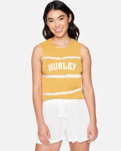 Women Hurley Tops & T-Shirts*Zapper Muscle Tank